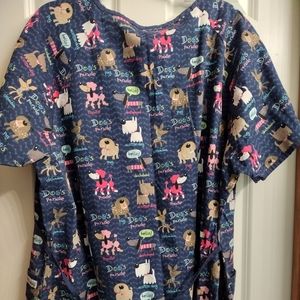 Women's scrub top